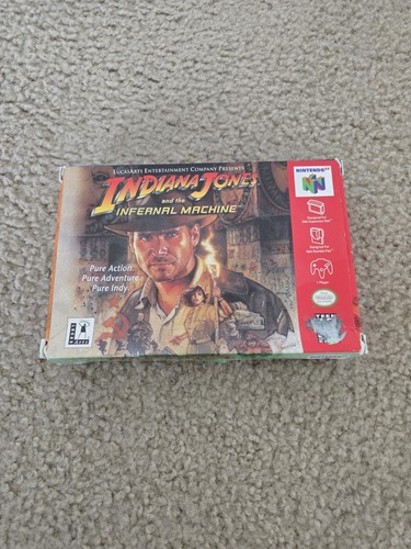 Nintendo indiana jones - nintendo, 64