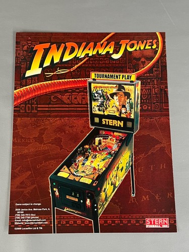 Indiana jones volantino nuovo - volantino,