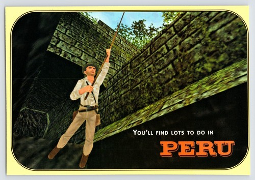 Cartolina indiana jones e la - e,