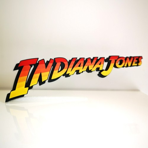 Indiana jones logo - 3d, /