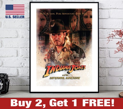 Poster indiana jones la - jones, e